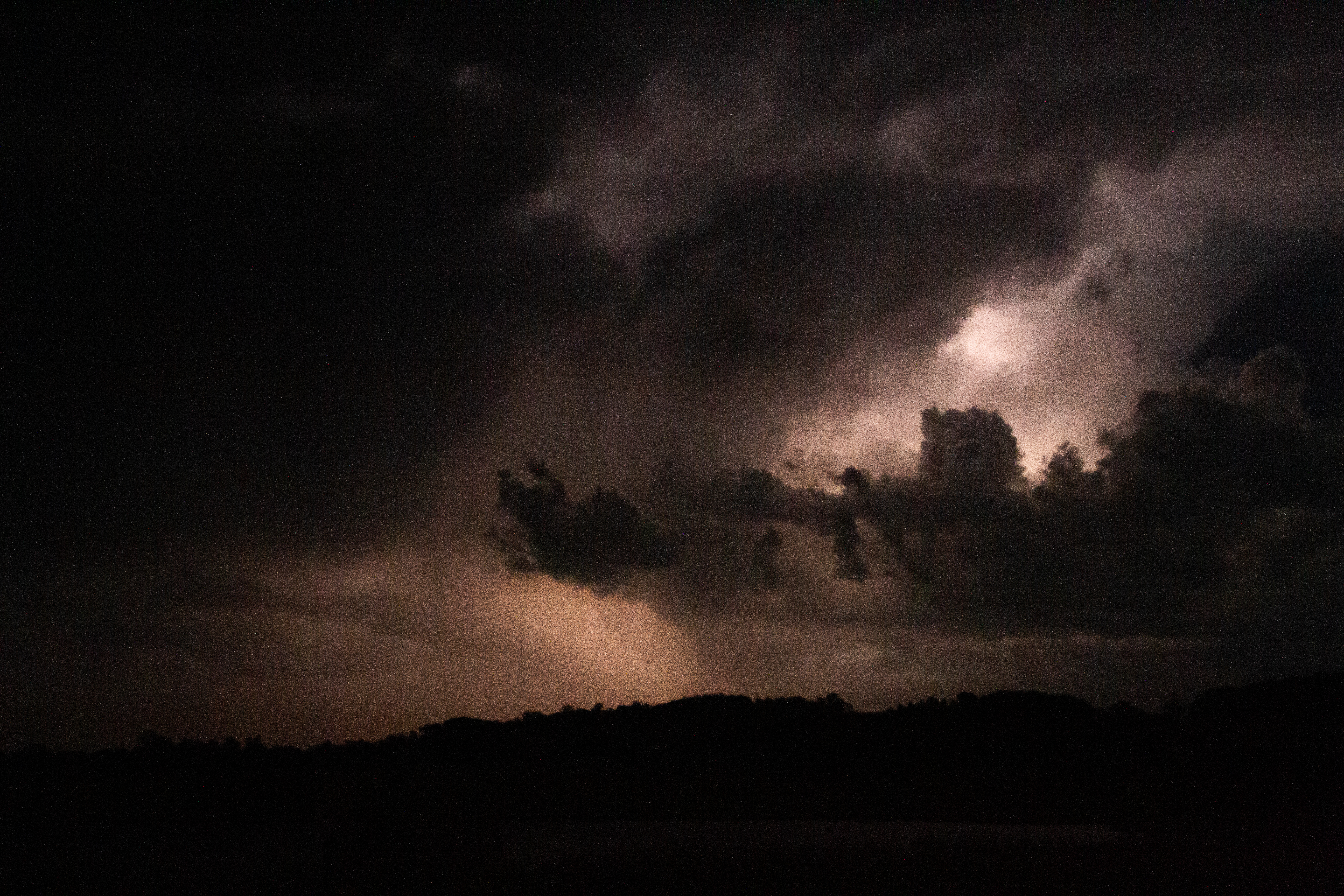 Lightening in Clouds